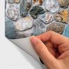 Vinilos Piedras De Fréjus - Adhesivo De Pared - Revestimiento Sticker Mural Decorativo - 50x50cm
