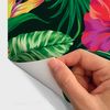 Vinilo Papel Tapiz Tropical Saint Barthélémy - Adhesivo De Pared - Revestimiento Sticker Mural Decorativo - 30x30cm