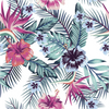 Vinilo Papel Tapiz Tropical La Oliva - Adhesivo De Pared - Revestimiento Sticker Mural Decorativo - 50x50cm