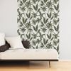 Vinilo Tapiz Tropical Majorque - Adhesivo De Pared - Revestimiento Sticker Mural Decorativo - 50x50cm