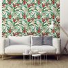 Vinilo Papel Tapiz Tropical Santa Brigida - Adhesivo De Pared - Revestimiento Sticker Mural Decorativo - 30x30cm