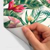 Vinilo Papel Tapiz Tropical Santa Brigida - Adhesivo De Pared - Revestimiento Sticker Mural Decorativo - 40x40cm