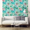 Vinilo Papel Tapiz Tropical Calabozo - Adhesivo De Pared - Revestimiento Sticker Mural Decorativo - 30x30cm