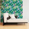 Vinilo Tapiz Tropical Hanga Roa - Adhesivo De Pared - Revestimiento Sticker Mural Decorativo - 40x40cm