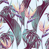 Vinilo Tapiz Tropical Bella Union - Adhesivo De Pared - Revestimiento Sticker Mural Decorativo - 30x30cm