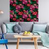 Vinilo Papel Tapiz Tropical Durazno - Adhesivo De Pared - Revestimiento Sticker Mural Decorativo - 30x30cm