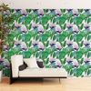 Vinilo Papel Tapiz Tropical Belo Horizonte - Adhesivo De Pared - Revestimiento Sticker Mural Decorativo - 40x40cm