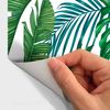 Vinilo Papel Tapiz Tropical Belo Horizonte - Adhesivo De Pared - Revestimiento Sticker Mural Decorativo - 50x50cm