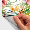 Vinilo Tapiz Tropical Salvador - Adhesivo De Pared - Revestimiento Sticker Mural Decorativo - 50x50cm