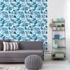 Vinilo Papel Tapiz Tropical Santos - Adhesivo De Pared - Revestimiento Sticker Mural Decorativo - 40x40cm