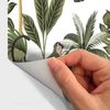 Vinilo Papel Tapiz Tropical Pando - Adhesivo De Pared - Revestimiento Sticker Mural Decorativo - 50x50cm