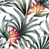 Vinilo Tapiz Tropical Niteroi - Adhesivo De Pared - Revestimiento Sticker Mural Decorativo - 30x30cm