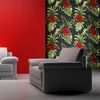 Vinilo Tapiz Tropical Riberalta - Adhesivo De Pared - Revestimiento Sticker Mural Decorativo - 30x30cm