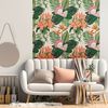 Vinilo Papel Tapiz Tropical Potosi - Adhesivo De Pared - Revestimiento Sticker Mural Decorativo - 50x50cm