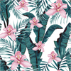 Vinilo Tapiz Tropical San Fracisco - Adhesivo De Pared - Revestimiento Sticker Mural Decorativo - 40x40cm