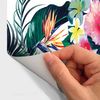 Vinilo Tapiz Tropical Camiri - Adhesivo De Pared - Revestimiento Sticker Mural Decorativo - 40x40cm