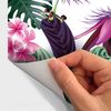 Vinilo Papel Tapiz Tropical Uvita - Adhesivo De Pared - Revestimiento Sticker Mural Decorativo - 50x50cm