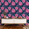 Vinilo Papel Tapiz Tropical Barva - Adhesivo De Pared - Revestimiento Sticker Mural Decorativo - 30x30cm