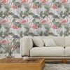 Vinilo Tapiz Tropical Santa Clara - Adhesivo De Pared - Revestimiento Sticker Mural Decorativo - 30x30cm