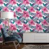 Vinilo Papel Tapiz Tropical Placetas - Adhesivo De Pared - Revestimiento Sticker Mural Decorativo - 40x40cm