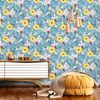 Vinilo Papel Tapiz Tropical Chillan - Adhesivo De Pared - Revestimiento Sticker Mural Decorativo - 30x30cm