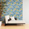 Vinilo Papel Tapiz Tropical Chillan - Adhesivo De Pared - Revestimiento Sticker Mural Decorativo - 30x30cm