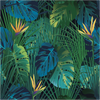 Vinilo Tapiz Tropical Ancud - Adhesivo De Pared - Revestimiento Sticker Mural Decorativo - 30x30cm