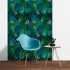 Vinilo Tapiz Tropical Ancud - Adhesivo De Pared - Revestimiento Sticker Mural Decorativo - 30x30cm