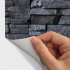 Vinilos Revestimiento De Piedras Volcánicas - Adhesivo De Pared - Revestimiento Sticker Mural Decorativo - 40x40cm