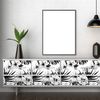 Vinilo Muebles Tropical Belloto - Adhesivo De Pared - Revestimiento Sticker Mural Decorativo - 40x60cm