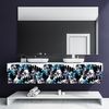 Vinilo Muebles Tropical Songdo - Adhesivo De Pared - Revestimiento Sticker Mural Decorativo - 40x60cm