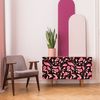 Vinilo Muebles Tropical Sakama - Adhesivo De Pared - Revestimiento Sticker Mural Decorativo - 40x60cm