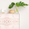 Vinilo Mármol Para Muebles Rosa Y Beige - Adhesivo De Pared - Revestimiento Sticker Mural Decorativo - 40x60cm