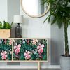 Vinilo Muebles Tropical Kwok - Adhesivo De Pared - Revestimiento Sticker Mural Decorativo - 40x60cm