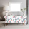 Vinilo Muebles Tropical Heva - Adhesivo De Pared - Revestimiento Sticker Mural Decorativo - 40x60cm