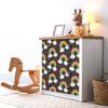 Vinilo Decorativo Infantil Conejos Maravillosos Y Arcoiris - Adhesivo De Pared - Revestimiento Sticker Mural Decorativo - 40x60cm