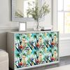 Vinilo Muebles Tropical Arue - Adhesivo De Pared - Revestimiento Sticker Mural Decorativo - 40x60cm