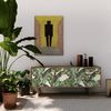 Vinilo Muebles Tropical Maupiti - Adhesivo De Pared - Revestimiento Sticker Mural Decorativo - 40x60cm