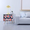 Vinilo Muebles Tropical Sirawit - Adhesivo De Pared - Revestimiento Sticker Mural Decorativo - 40x60cm