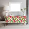 Vinilo Muebles Tropical Adisak - Adhesivo De Pared - Revestimiento Sticker Mural Decorativo - 40x60cm