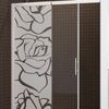 Pegatina Ducha Pequenas Rosas - Adhesivo De Pared - Revestimiento Sticker Mural Decorativo - 185x55cm