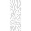 Pegatina Ducha Puerta Flor Design - Adhesivo De Pared - Revestimiento Sticker Mural Decorativo - 125x45cm