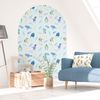 Papel Pintado Prepegado - Arco De Pájaros Gigante - Adhesivo De Pared - Revestimiento Sticker Mural Decorativo - L-h131xl90cm