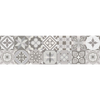 Vinilo Escalera Azulejos Chania X 2 - Adhesivo De Pared - Revestimiento Sticker Mural Decorativo - 30cmx105cm-2bandesde15cmx105cm