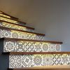 Vinilo Escalera Azulejos Cyndia X 2 - Adhesivo Pared - Sticker Revestimiento - 29cmx101.5cm-2bandesde14.5cmx101.5cm