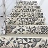 Vinilo Escalera Azulejos Tholina X 2 - Adhesivo De Pared - Revestimiento Sticker Mural Decorativo - 2tirasde14.5cmx101.5cm