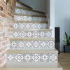 Vinilo Escalera Azulejos Orlandono X 2 - Adhesivo Pared - Sticker Revestimiento - 29cmx101.5cm-2bandesde14.5cmx101.5cm