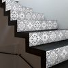 Vinilo Escalera Azulejos Orlandono X 2 - Adhesivo Pared - Sticker Revestimiento - 35cmx122.5cm-2bandesde17.5cmx122.5cm