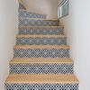 Vinilo Escalera Baldosas De Cemento Giovannio X 2 - Adhesivo Pared - Sticker Revestimiento - 38cmx133cm-2bandesde19cmx133cm