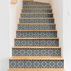 Vinilo Escalera Azulejos Francesca X 2 - Adhesivo Pared - Sticker Revestimiento - 38cmx133cm-2bandesde19cmx133cm